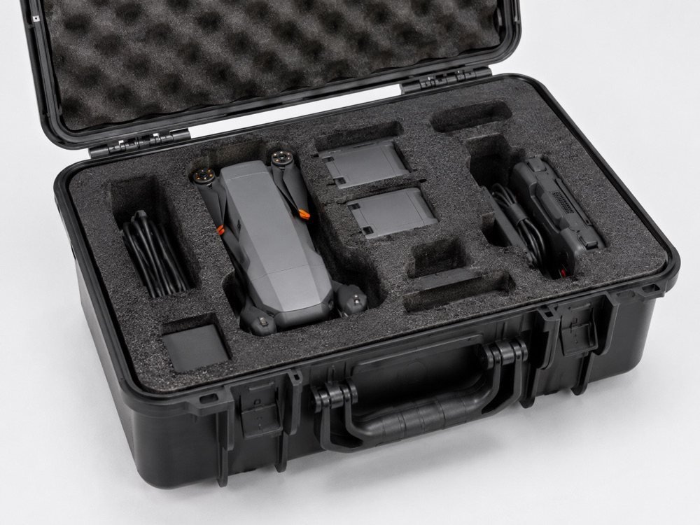Custom foam insert in a protective hard case